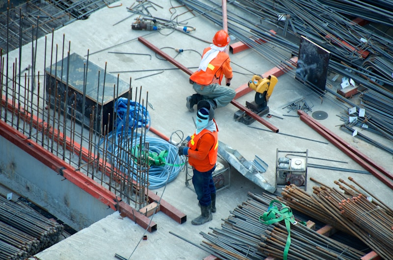 Commercial fire sprinkler system in modern building